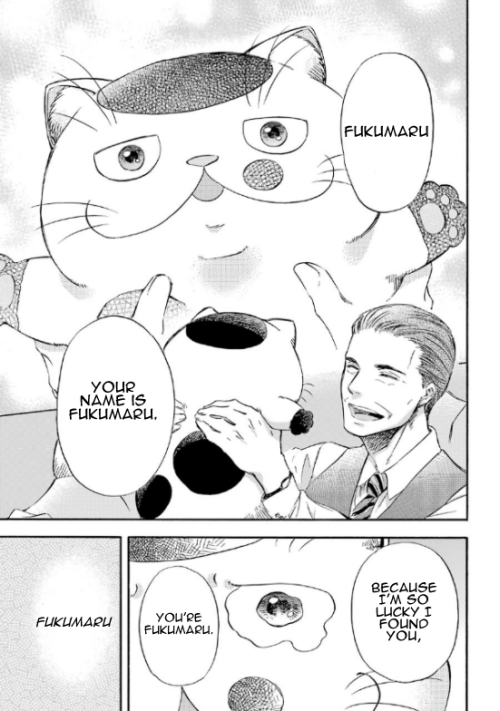 theguineapig3: Ojisama to Neko Chapter 3: The Cat’s Name “I’m so lucky I found you” (お前に出会えたことが辛福) u