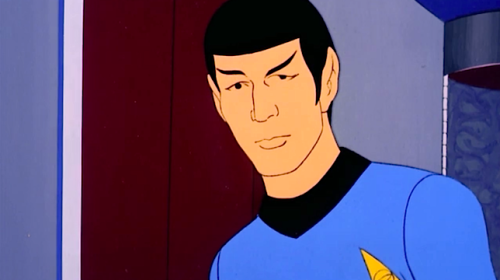 needsmorestartrek:spatscolombo:Kirk does *chinhands* with hilarious frequency in TAS, but it always 