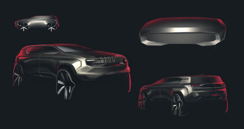 auto-design-pioneers:Jeep Cherokee by Ivan Palacios.