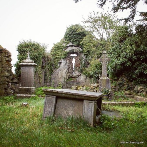 irisharchaeology:The ruins of Churchclara church, Co Kilkenny. Associated with Saint Colman, the pre