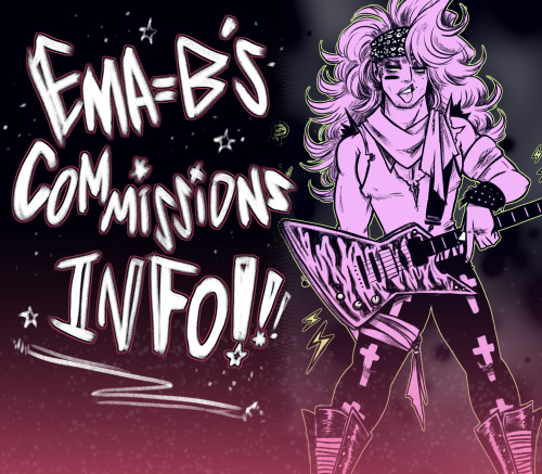 emmabillu:⚡️ I’ve updated my art comissions info ! ⚡️Please dm me for any inquiries, payment v