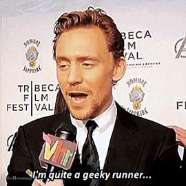 thehumming6ird:‘I’d like to see what it feels like to run as fast as Usain Bolt.’ ~ Tom Hiddleston: 