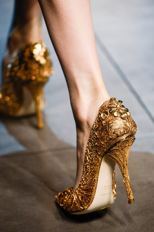 fashioninquality:Shoe Porn at Dolce &amp; Gabbana Fall Winter 2013 | MFW