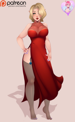 Comm finished ~ <3 Ava (Skyrim OC) Dress