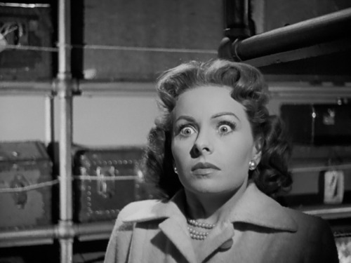 Jeanne Crain in Dangerous Crossing (1953, directed by Joseph M. Newman)