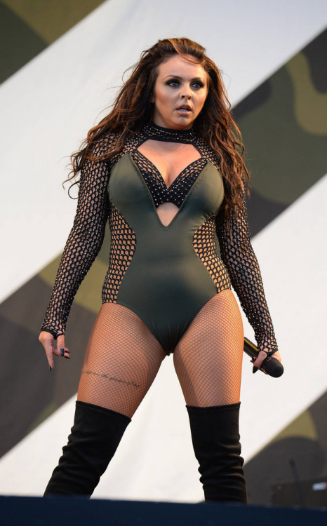 Gorgeously curvy Jesy Nelson of pop sensation Little Mix is a welcome break from the stick-thin andr