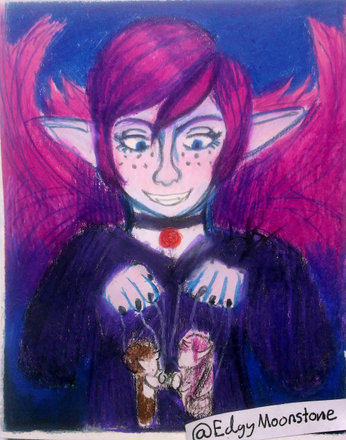 edgymoonstone:I drew Miwa for dtiys!!! This is the first time I ever used colored pencils for a very