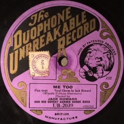 redhotshellac:  1910s-1920s 78rpm record