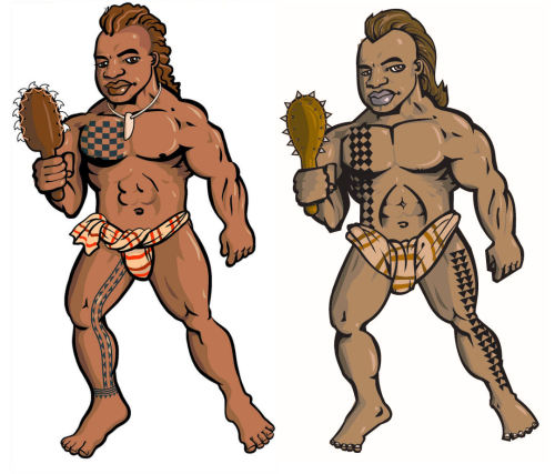 Celebrating the Hawaiian and polynesian loincloth styles: click the photos for the captions.