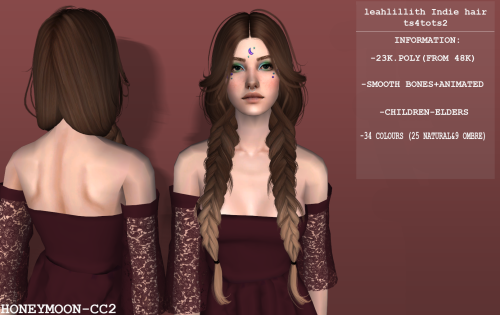 LeahLillith Indie Hair Ts4tots2