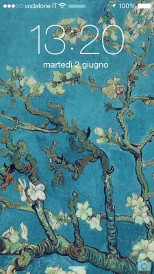 risfiorire:  Van Gogh vs Monet on my iPhone