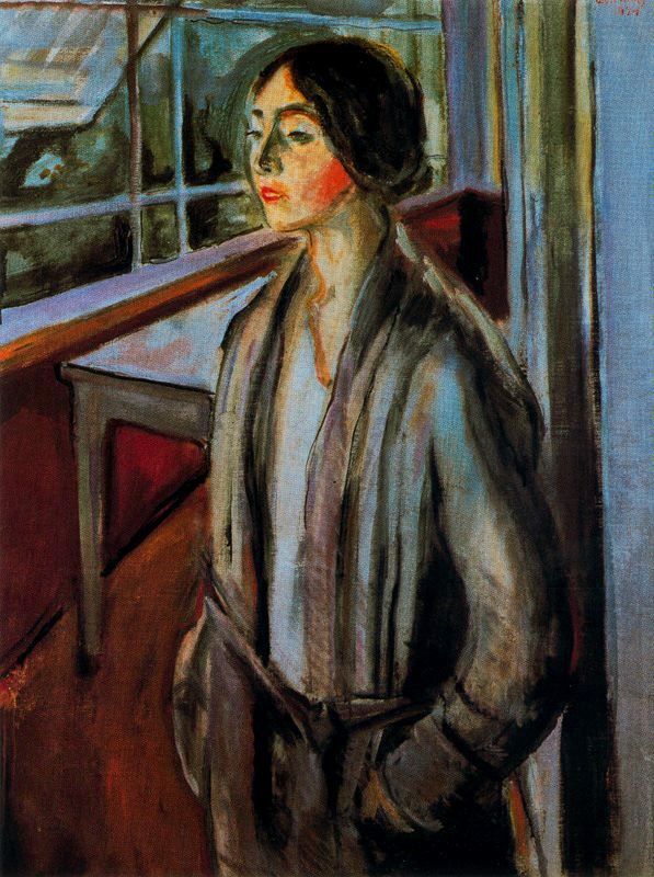 Woman on the Veranda ~ Edvard Munch