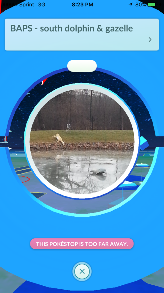 Found This Mystifying Poke-stop A Few Weeks Ago. Pretty Sure There Aren't Gazelle In Illinois