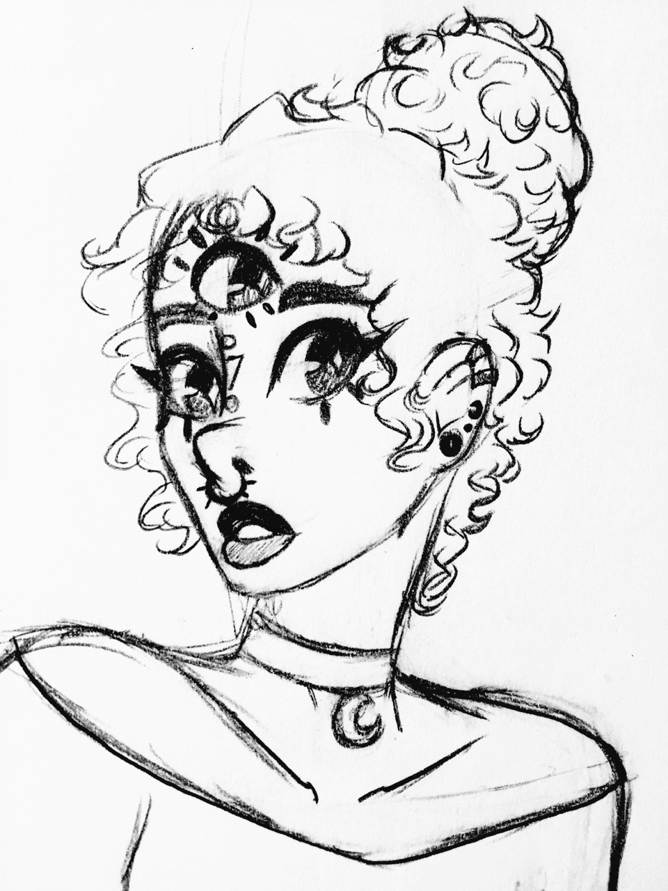 peppermintsdicks:for an art trade with @whitesuburbanmomaf, her super cute oc Reyes