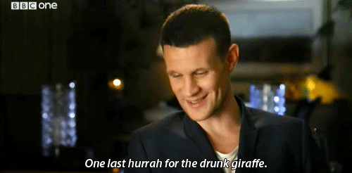 lumos5000:  angelustempus:  omg matt smith looked so sad though  it’s like when
