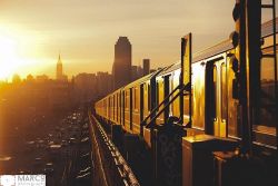 magicofnewyork:  Sunset 7 Train, Queens,