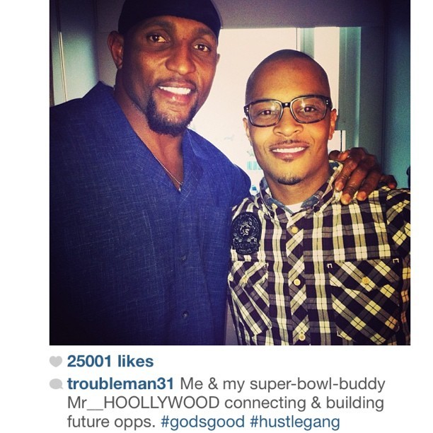 My favorite rapper and my favorite football player (salute)