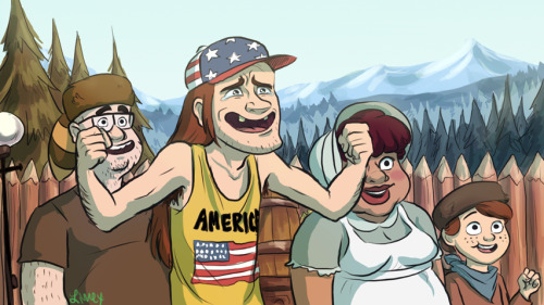 limey404:gravity falls screencap redraws are good for the soul