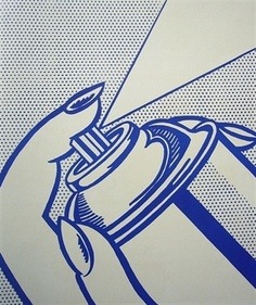filminfatuated:  Spray Can by Roy Lichtenstein