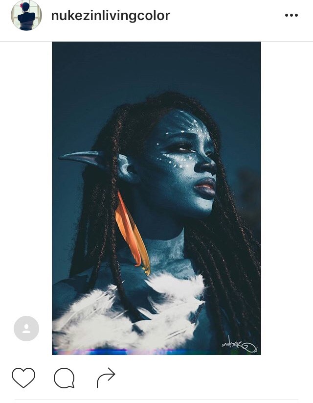 angryblackgirlrants:  “Neytiri”, photo and other photos credits to:  Instagram’s