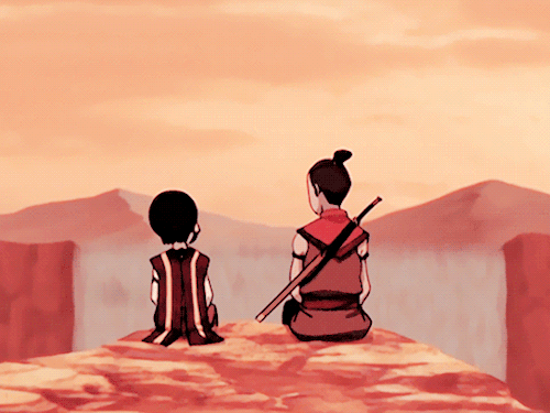 yuuki-ko:―that’s how I show affection. Toph being affectionate ✧ for bob 