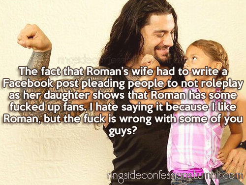 Porn ringsideconfessions:  “The fact that Roman’s photos