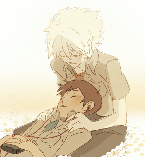 miraongchua:  kaworu + shinji