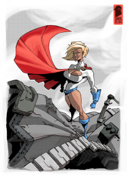 Gameraboy: 	Power Girl By Nelsondaniel    