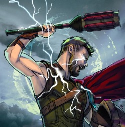 maddsaa:Thor!!! God of THUNDAAA!! man i loved Thor: Ragnarok! Brilliant movie that was hilarious and beautiful and smart and just aaah an overall fantastic experience! I recommend it 👌 i was legit drooling over thor’s biceps and valkyrie the whole