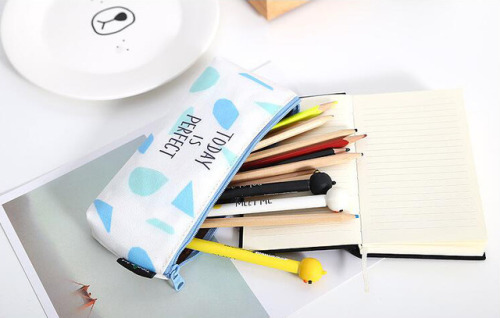 Blue Quote Pencil Case ~ use code “study” for a discount!