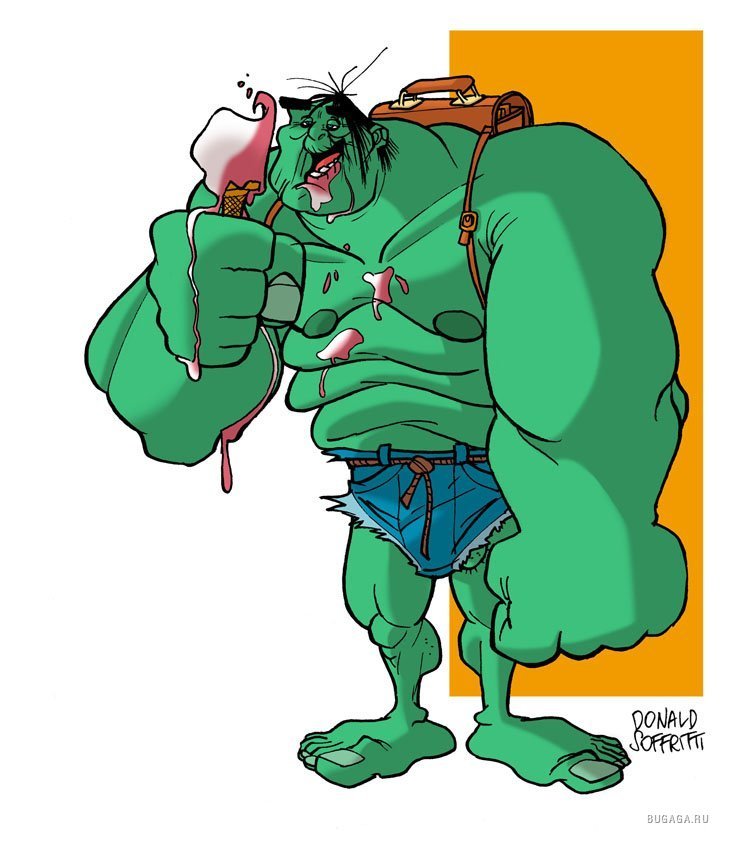 bigboi:  westcoastavengers:  Elder Marvel Superheroes (part 1) by Donald Soffritti