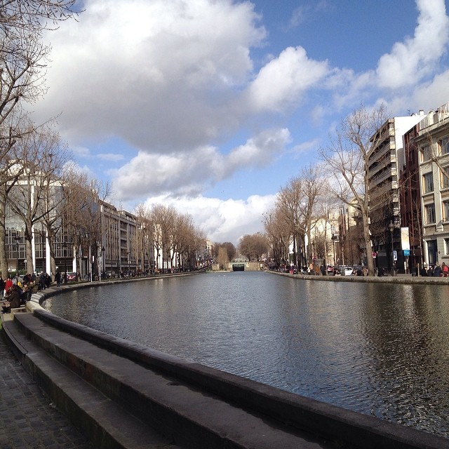 (at Canal Saint-Martin)