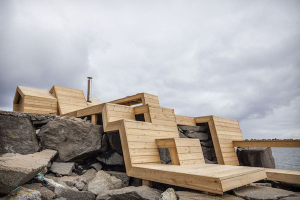 weandthecolor:  A Seaside Sauna in NorwayThis sauna was designed by  The Scarcity