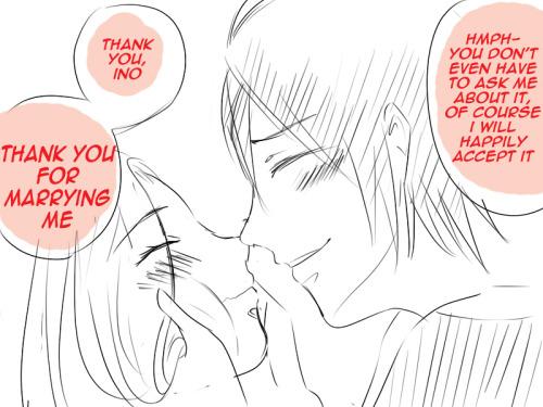 makinonh:  Doodling Doujin of SaiInoFor Anon who request SaixIno doujin. Sorry, i just doodling it. I really like this couple too so i think i’ll draw them more later ^^>Sorry for the grammar. English isn’t my first language. 