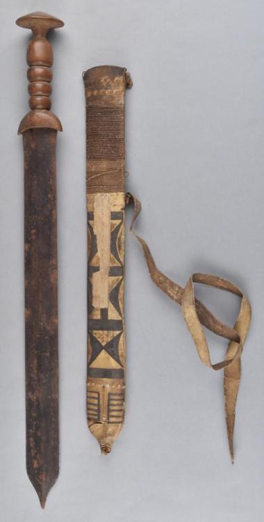 Sword with sheath, Cameroon, 19th centuryfrom The British Museum