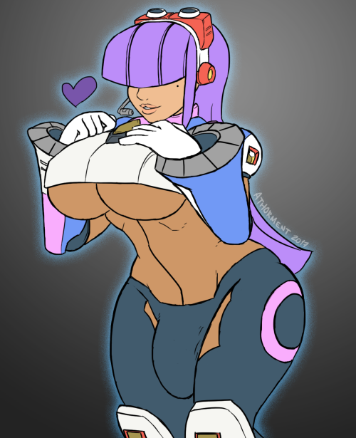 project-sexy-art: Layer from Megaman X8 Was a little bit bored so opted to try a new art style as well as a new way of sketching. I don’t feel i did any faster but i am content with the result~ 