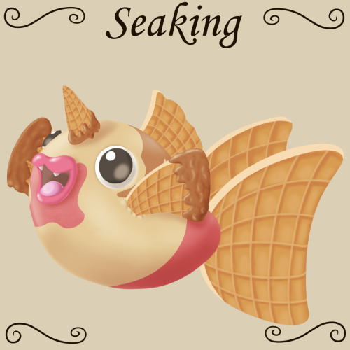 Delicious Dex:#119 Ice Cream SeakingIf you had any idea for future pokemons and what food they shoul