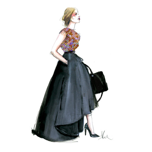 ninewest:  Pretty Pumped, Nine West Fall 2013 National Ad Campaign Illustration created by Paper Fas