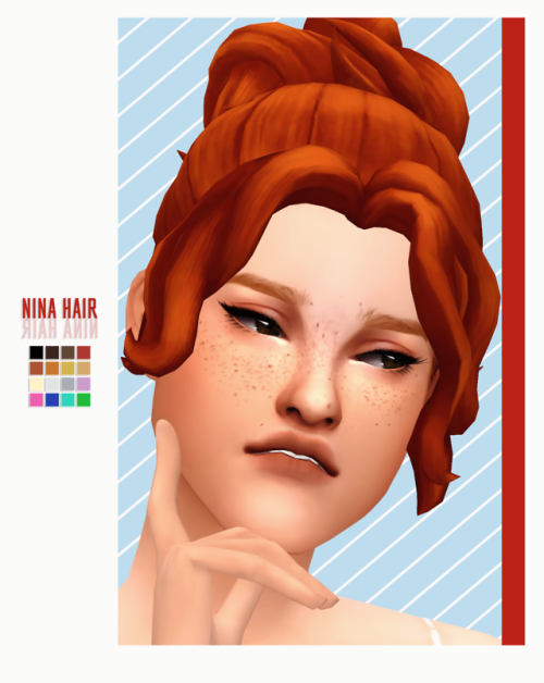 NINA HAIRfemale16 EA swatches— DOWNLOAD; | T.O.U