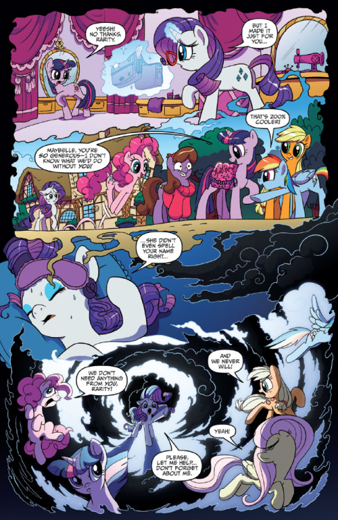 That one time the official MLP comic shamed its readers for liking Gravity Falls.(I actually like th