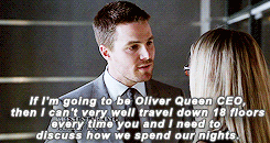 feilcityqueen:Felicity + babbling | part 1|part 2 | - One of them had his lips sewn shut.- Is that a