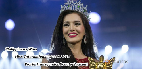 (via Trixie Maristela is Miss International Queen 2015) Stunning beauty ladyboy Trixie Maristela Tra