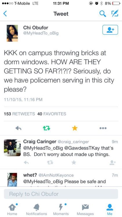majiinboo: lyonnnss: zendayasauntiewig: pls spread this and pray for the black students of mizzou to