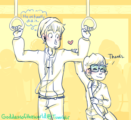 nagi-77: goddessoftheworld: DID SOMEONE ASK FOR EXTREME HEIGHT DIFFERENCE? No? Too bad. Dedicated to