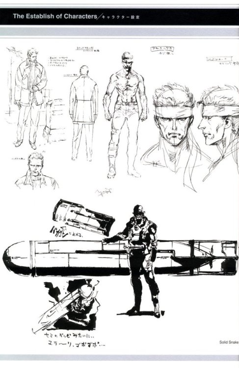 conceptcentral - Metal Gear Solid 1 - Characters Concept Art [½] -...