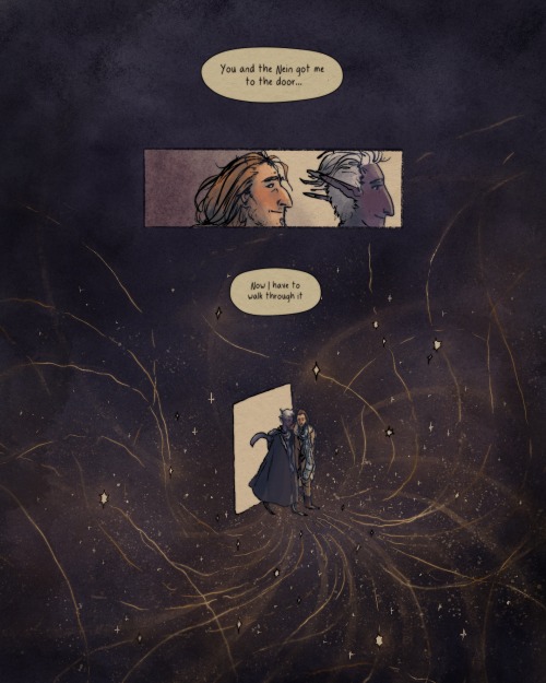 cryskir:Threshold: a short weird comic about time, wizards, and doorways