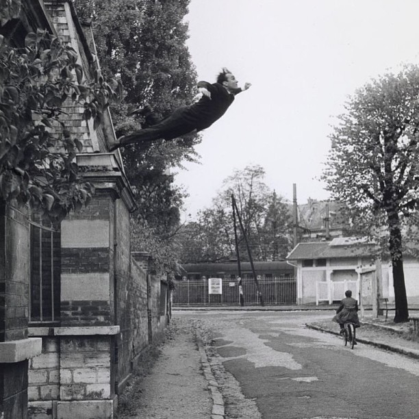 “Leap into the Void” (my favorite Yves Klein)