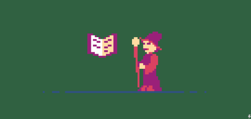 380. Generic enemy (nes palette)an evil wizard and his attacking magic book