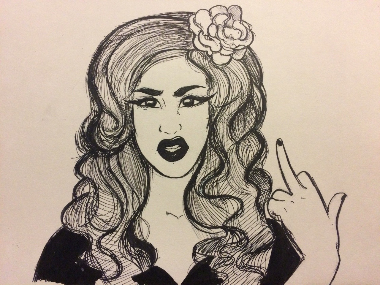 simplerecipesfordisaster:  Adore Delano for #inktober 