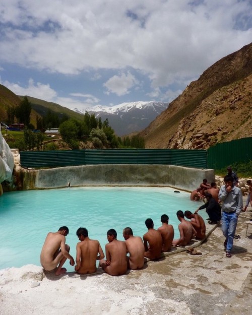 soakingspirit:  Following  c_a.bianco Tajikistan Afghanistan BorderTajik Sokdiers Hot Spring#tajikis